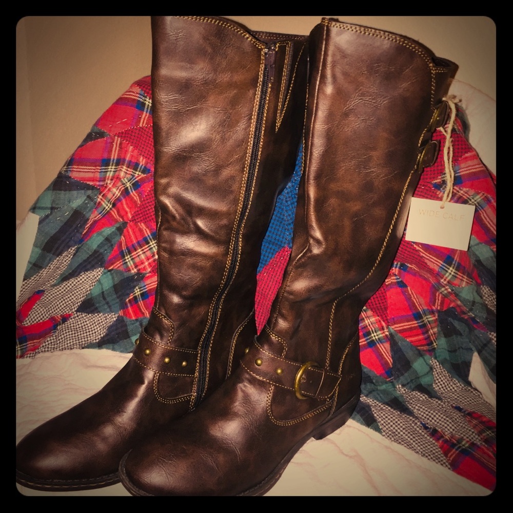 Boc boots wide calf